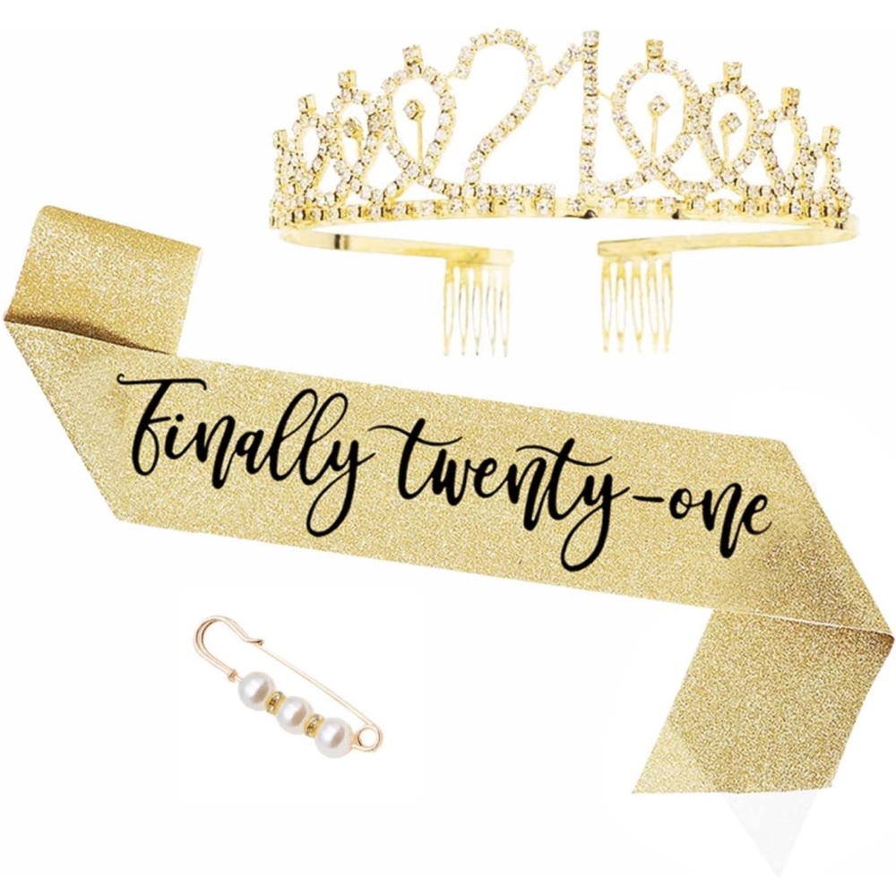 21st birthday sash